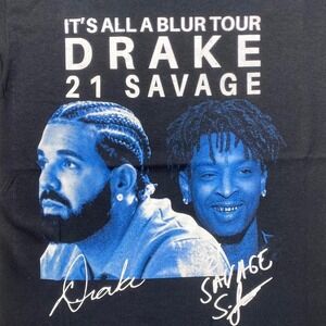 Drake x 21 Savage tour concert music shirt